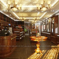 Thiết kế showroom rượu cao cấp - Hà Nội